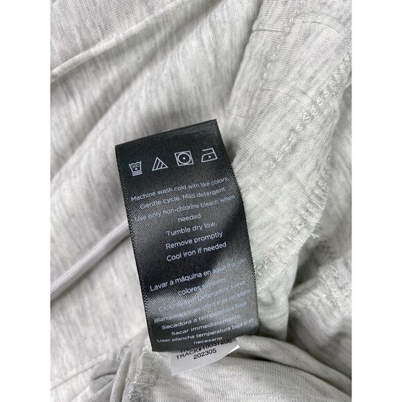 Danskin Womens 2X Scuba Pants Oatmeal Heather Wide Leg Stretch Pull On Soft NWT - Picture 11 of 13